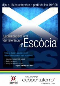 Seguiment de la nit electoral des del Casal Despertaferro