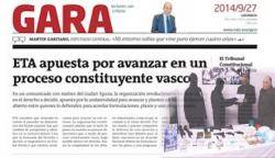 Comunicat d'ETA centrat en el Dret a Decicidir i reclamant un procés constituent al País Basc