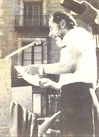 Fèlix Cucurull al Fossar de les Moreres el 1978