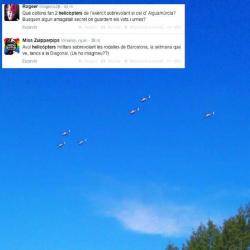 Helicòpters militars sobrevolen les comarques catalanes