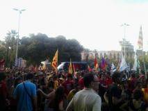 Acte de l'EIB a la Plaça Tetuan de Barcelona