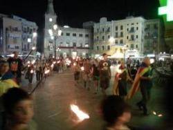 6a Marxa de Torxes per la Independencia a Reus