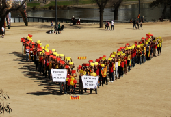 V de Melbourne (imatge:votecatalonia.org)