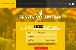 En les primeres 48 hores la campanya ja ha aconseguit més de 10.000 voluntaris.