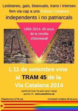 Cartell de la Plataforma LGTBI per a l'11 de setembre