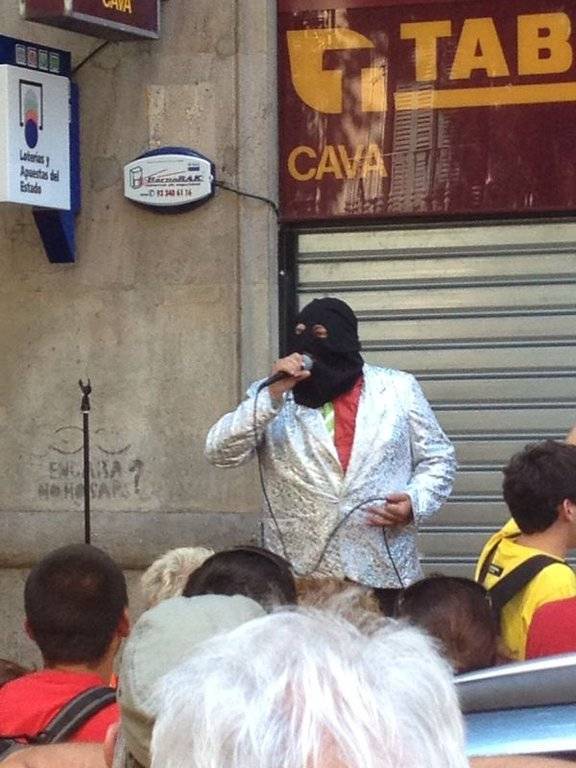 Tram 53 de la Via Catalana 2014 (actuació de Josep Ma Cantimplora)