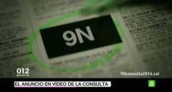 Imatge del vídeo institucional de la consulta del 9 de novembre