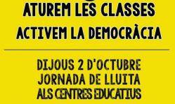 L'acte central: manifestació a les 18.30h a la Plaça Universitat de Barcelona