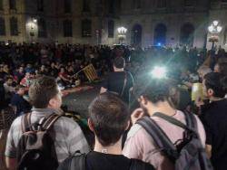 Assemblea Oberta Informativa de la CUP a la plaça de Sant Jaume