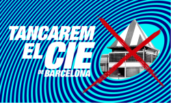Logo de la campanya "Tancarem el CIE"