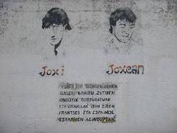 Mural en record a Lasa i Zabala