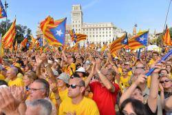 Gran mobilització a Barcelona per la Independència