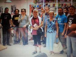 Nou acte de support amb les encausades d'ocupar la conselleria d?educació