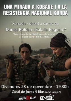 Demà a les 19.30h. es farà un acte en solidaritat amb Kobanê a Girona