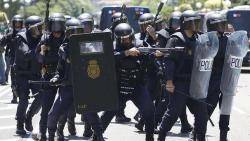 El govern espanyol va desplaçar 1.500 agents antidisturbis per a res