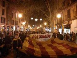 Bloc de l'EIM a la manifestació de Palma pel 31D