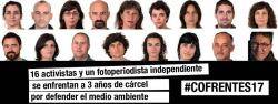 Membres de Greenpeace i del fotoperiodista encausats