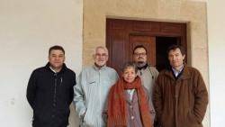 Miquel Àngel Mayol, Pep Planas, Maria-Antònia Oliver (Presidenta de l'ASM), Jaume Calafell i Bartomeu Adrover