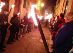 IV Marxa de torxes pel dret a decidir a Sóller