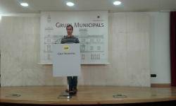 El portaveu de la CUP a lAjuntament de Reus, David Vidal, ha anunciat que la formació de lesquerra independentista votarà No als pressupostos municipals de 2015