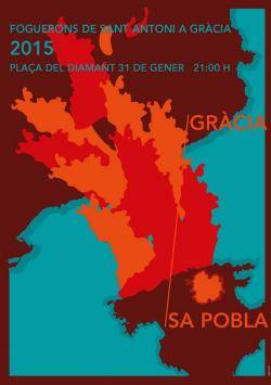 Foguerons Gràcia 2015