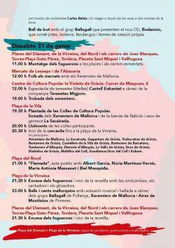 Programa Foguerons Gràcia 2015