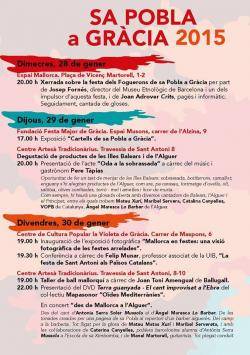 Programa Foguerons Gràcia 2015