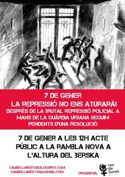 Concentració a la Rambla Nova de Tarragona