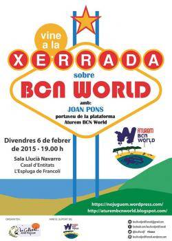 Xerrada sobre el projecte BCN WORLD a l'Espluga de Francolíe