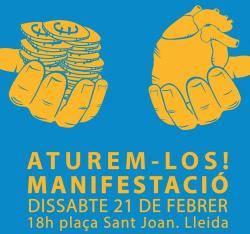 Artistes se sumen a la manifestació contra el consorci de Lleida