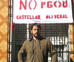 Jordi Belver, militant de Poble Lliure.  Horta és futur.... i resistència!