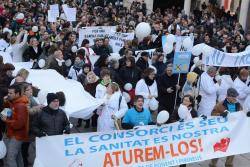 La Marea Blanca de Lleida presenta una moció en defensa de la sanitat pública a l'Ajuntament