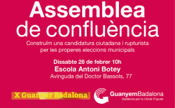 "Per Guanyar Badalona" i "Guanyem Badalona" arriben a un acord pel Codi Ètic