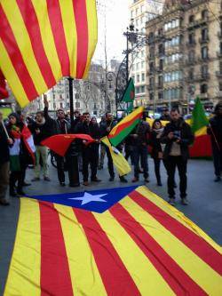 Solidaritat amb el Kurdistan a Barcelona