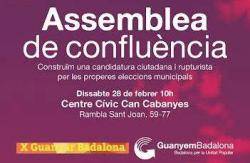 "Guanyem Badalona" i "Per Guanyar Badalona" sumen esforços per confluir en una candidatura 