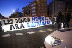 Talls als carrers per anunciar la Vaga General del 19 de maig