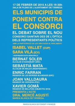 El municipalisme escenificarà a Tàrrega el rebuig al consorci sanitari
