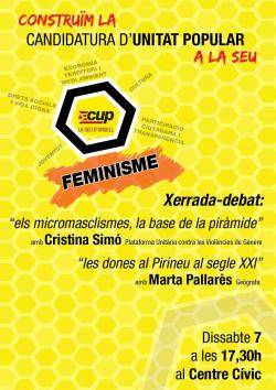 xerrada - debat sobre Feminisme a la Seu d'Urgell