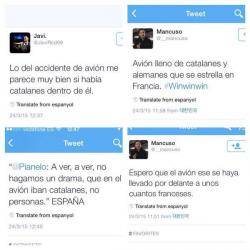L'accident ha provocat centenars de comentaris catalanofòbics a les xarxes socials