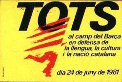 1981 Neix la Crida a la Solidaritat en Defensa de la Llengua, la Cultura i la Nació Catalanes