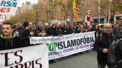 Clam a Barcelona contra el racisme, la islamofòbia i pel tancament de Tramuntana