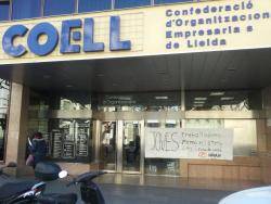 A Lleida han ocupat la Confedarció d''Organitzacions Empresarials de Lleida