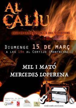 "Al Caliu" promou el Cicle de Cantautor(e)s al Camp