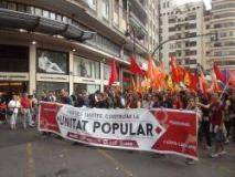 Manifestació pels carrers de València (25 d'Abril)