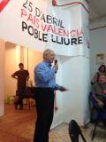 Inaguraci&oacute; de la seu de Poble Lliure a Val&egrave;ncia, Carles Castellanos  (Espai Basset)
