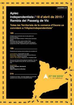 L?ANC a Osona organitza un Aplec Independentista