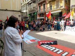 La Marea Blanca davant de la Paeria