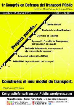 Títol de la imatgeDemanen un compromís polític sobre les conclusions del 1er Congrés en Defensa del Transport Públic