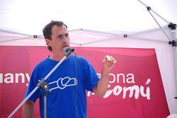 Activistes d'arreu del territori donen suport a Guanyem Badalona