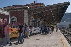 Nova protesta en defensa de la línia ferroviària Alcoi-València